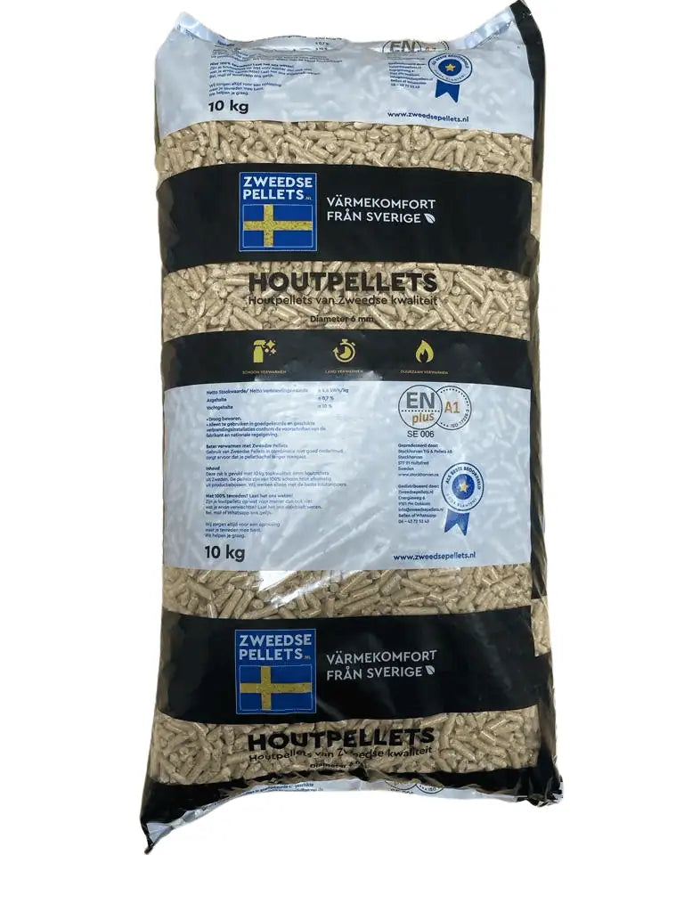 Træpiller 6mm ENplus A1 certificeret 26 x 16 kg.