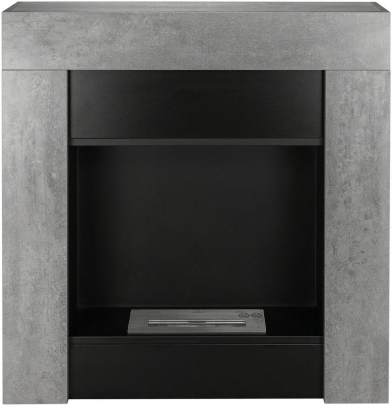 Biokamin med portal Concrete Loft