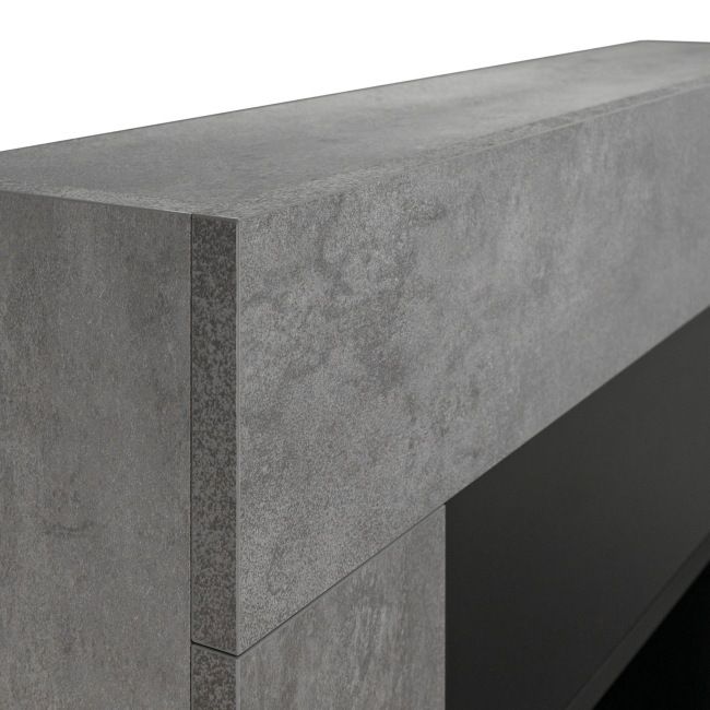 Biokamin med portal Concrete Loft