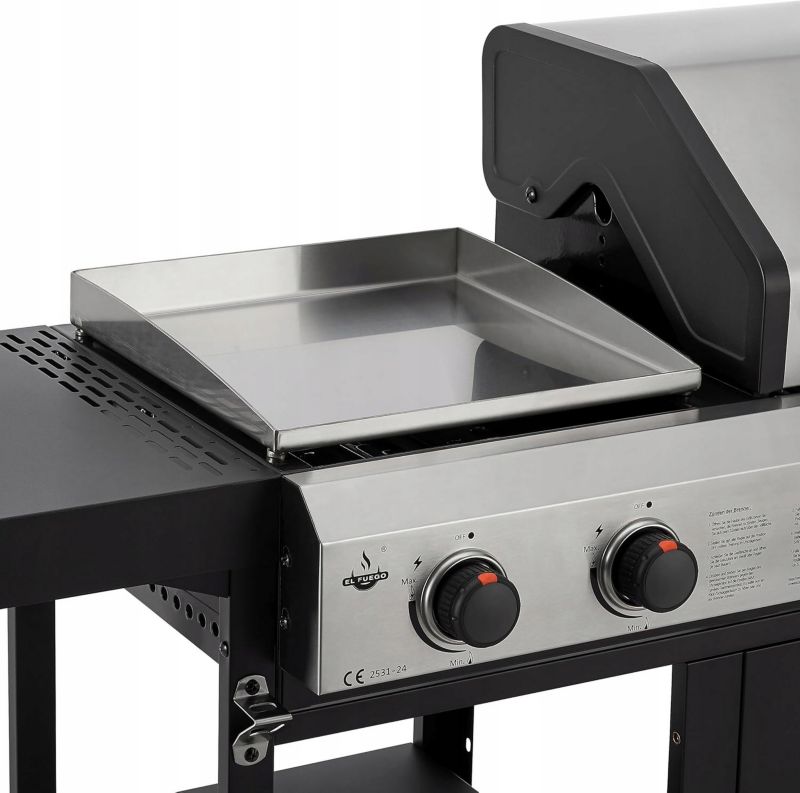 El Fuego Boston 3-i-1 gasgrill