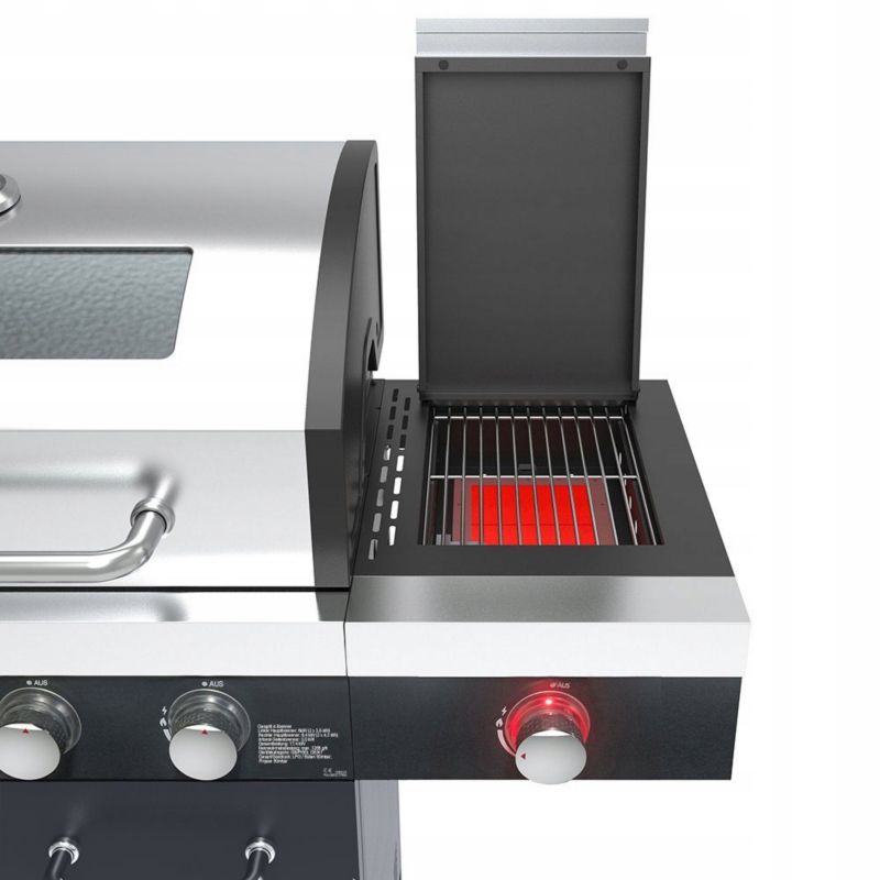 Gasgrill EL FUEGO Kingston 4+1 med LED-betjening