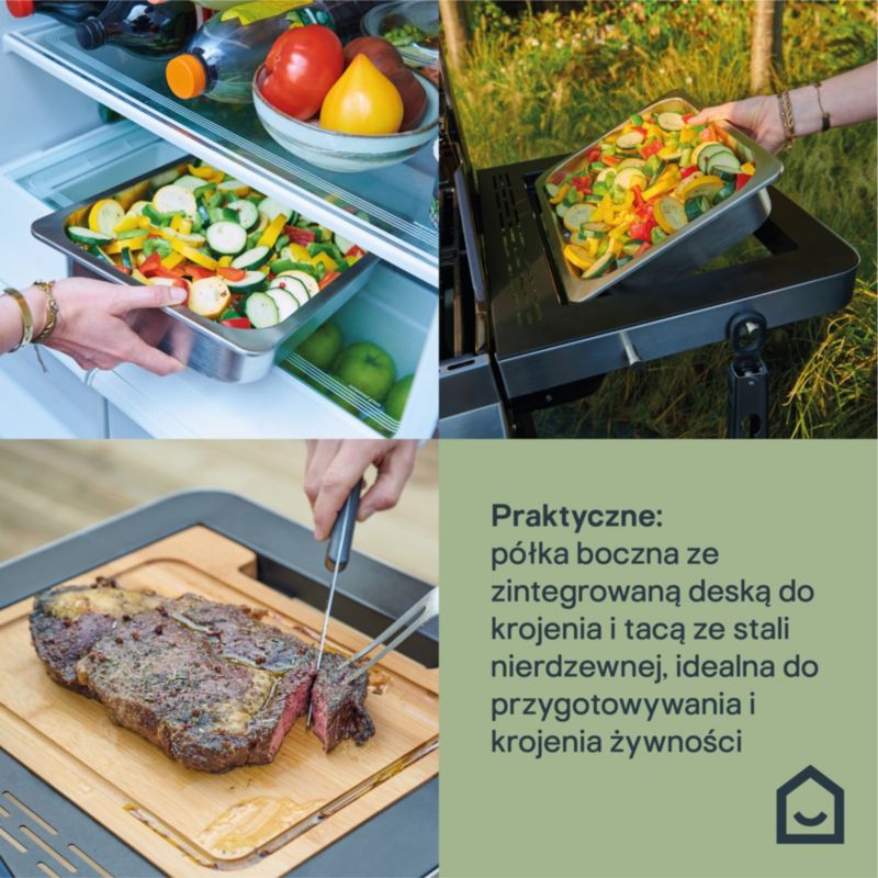 Gasgrill GoodHome Attaia med 3 brændere