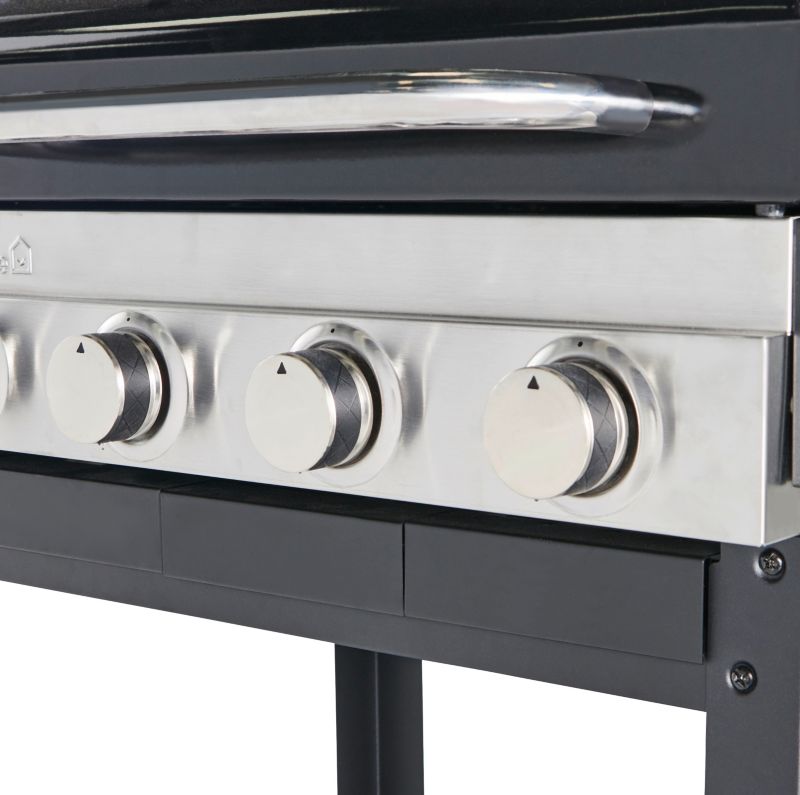 GoodHome Tippah gasgrill med 4 brændere